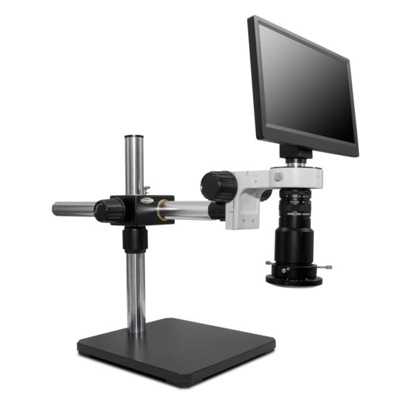 Macro Digital Inspection System With LED Light On Single Arm Stand